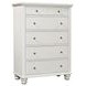 Cambridge White 5 Drawer Chest