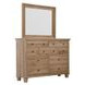 Cambridge Modern Khaki Rectangular Chesser Mirror
