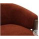Fendrick Island Rust Swivel Accent Chair