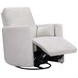Trenton Acadia White Manual Swivel Glider Recliner with Pillows