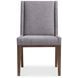 Linea Grey And Cerused Charcoal Upholstered Side Chair Set of 2