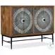 Mercantile Medium Natural Wood Two Door Chest