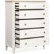 Echo Isles Sea Pearl and Driftwood 5 Drawer Chest