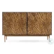 Impression Black And Bronze Gold 2 Door Entertainment Credenza