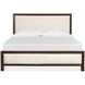Llewellyn Columbian Walnut and Cream Upholstered Panel Bedroom Set