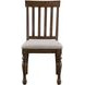 Joanna Brown Slat Back Side Chair Set of 2