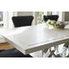 Silhouette Eggshell Rectangular Extendable Dining Table