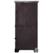 P021768 Brown Sliding Door Curio Cabinet
