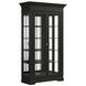 Atrium Black 2 Glass Door Display Cabinet with LED