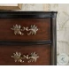 Charleston Black And Brown 3 Drawer Accent Chest