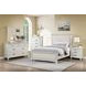 Silver Sands Gray Full Upholstered Panel Bed