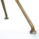 Schmidt Raw Antique Brass Accent Table