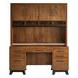 Avery Rich Medium Brown 64"  Credenza and Hutch with USB Charging