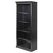 Abby Black Open Bookcase