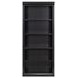 Abby Black Pedestal L Shape Home Office Set