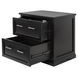 Abby Black Lateral File Cabinet