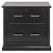 Abby Black Pedestal L Shape Home Office Set