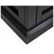 Abby Black Pedestal L Shape Desk