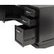Abby Black Pedestal L Shape Desk