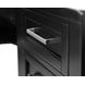 Abby Black Pedestal L Shape Desk