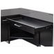 Abby Black Pedestal L Shape Desk
