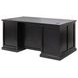 Abby Black Double Pedestal Executive Desk