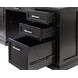 Abby Black Double Pedestal Executive Desk