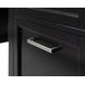 Abby Black Double Pedestal Executive Desk