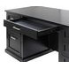 Abby Black Double Pedestal Executive Desk