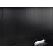 Abby Black Credenza with Hutch