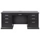 Abby Black Credenza with Hutch