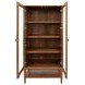 Cupertino Brown 2 Door Dining Display Cabinet