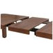 Cupertino Brown 90" Rectangular Extendable Dining Table