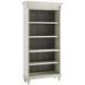 Hartford Antique White And Gray Open Bookcase