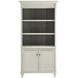 Hartford Antique White And Gray Lower Door Bookcase