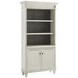 Hartford Antique White And Gray Lower Door Bookcase