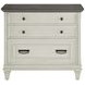 Hartford Antique White And Gray Writing Home Office Set