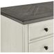 Hartford Antique White And Gray Lateral File Cabinet