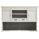 Hartford Antique White And Gray Credenza with Hutch