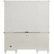 Hartford Antique White And Gray Credenza with Hutch