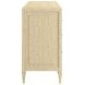 Eave Sundrenched Oak and Ivory Upholstered Panel Bedroom Set