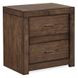 Modern Loft Brownstone 2 Drawer Nightstand