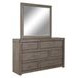 Modern Loft Graystone 6 Drawer Dresser