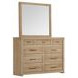 Modern Loft Khaki 9 Drawer Chesser