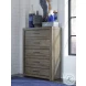Modern Loft Greystone 5 Drawer Chest