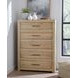 Modern Loft Modern Khaki 5 Drawer Chest