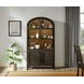 Olivia Black Bookcase with 8 Shelves