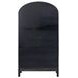 Olivia Black Bookcase with 8 Shelves