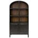 Olivia Black Bookcase with 8 Shelves