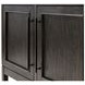 Olivia Black Bookcase with 8 Shelves